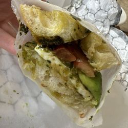 Caffeine Cafe - Tomato & Mozzarella sandwich