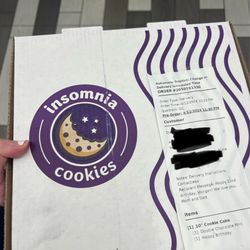 Insomnia Cookies - Delivery!