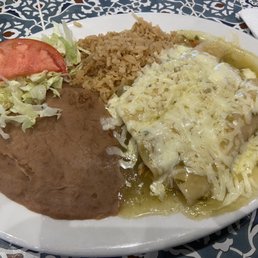 Enchiladas Verde plate Enchiladas Verde plate