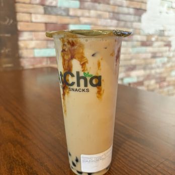 AtCha - Vanilla Caramel Milk Tea - Sandwiches Near Me - Houston, Texas