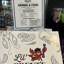 Lil Brent’s Cajun - Happy Hour Menu