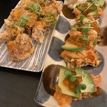 Beat Mazesoba - chicken karage & salmon tartare - Ramen Near Me - Flushing, New York Beat Mazesoba - chicken karage & salmon tartare - Ramen Near Me - Flushing, New York