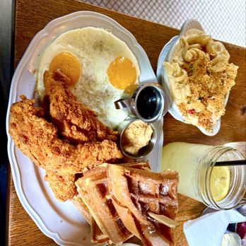 Ida Claire - Chicken & Waffles  Mac & Cheese Eggs Sunnyside - Southern Near Me - Addison, Texas