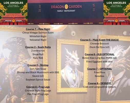 Menu photo 5 Dragon Garden Glendale, CA