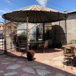 Farmhouse Coffee - Gazebo on back patio