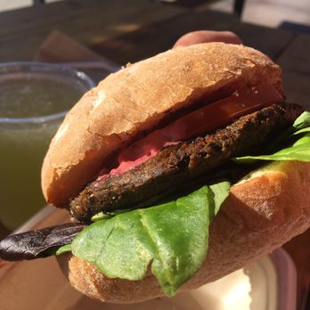 Green Truck - mother trucker vegan patty burger - Food Trucks Near Me - Culver City, California Green Truck - mother trucker vegan patty burger - Food Trucks Near Me - Culver City, California