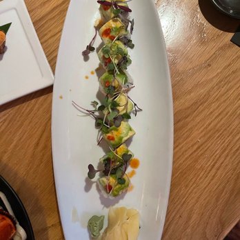 Taisho - I believe this is the yuzo roll really good. The second time we had this we asked for a side of ponzu so we can add to our liking. - Sushi Bars Near Me - Sherman Oaks, California Taisho - I believe this is the yuzo roll really good. The second time we had this we asked for a side of ponzu so we can add to our liking. - Sushi Bars Near Me - Sherman Oaks, California