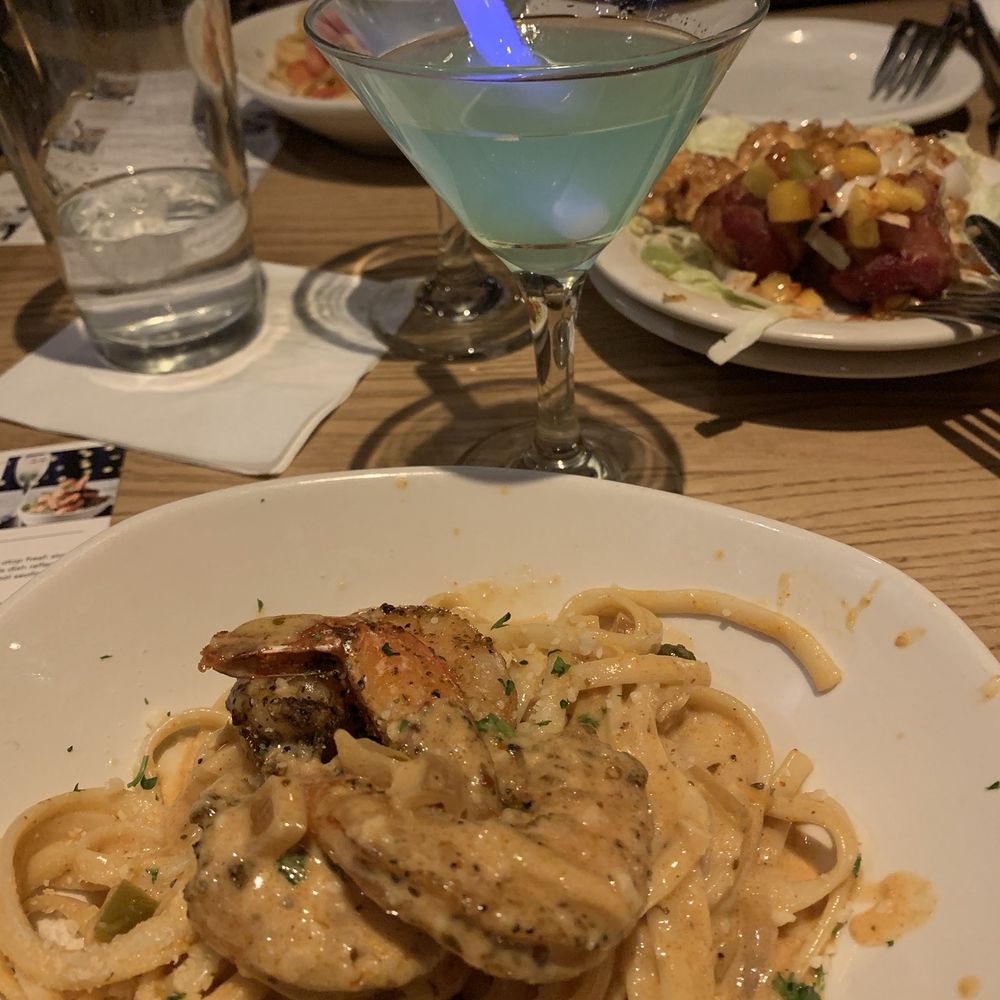 Bonefish Grill - Spicy shrimp linguine - Seafood Near Me - Greenwood, Indiana