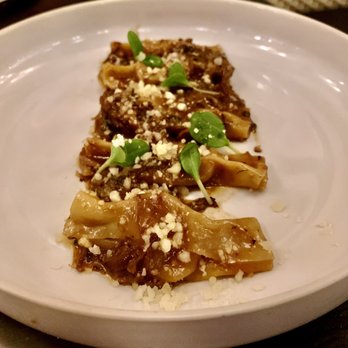 Forsythia - Sweet Potato Agnolotti - Lamb Neck Ragu, Porcini - Modern European Near Me - Philadelphia, Pennsylvania
