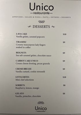Menu photo 4 Unico Restaurante Chicago, IL Menu photo 4 Unico Restaurante Chicago, IL