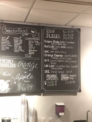 Menu photo 7 Manhattan Juice Bar and Cafe Bloomfield NJ., NJ