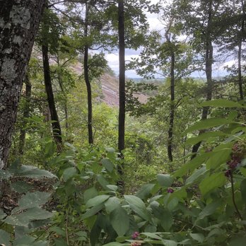 Rocky Face Mountain Recreational Area - View on the Grindstone Trail - Hiking Near Me - Hiddenite, North Carolina