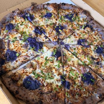 Spinning Dough - Ube Pizza - 18 inches - Pizza Near Me - Millbrae, California Spinning Dough - Ube Pizza - 18 inches - Pizza Near Me - Millbrae, California