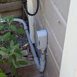Conduit for Ethernet detached garage