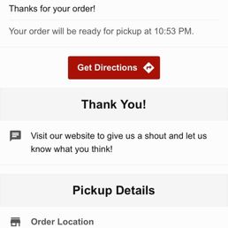 Time scheduled for pickup Time scheduled for pickup