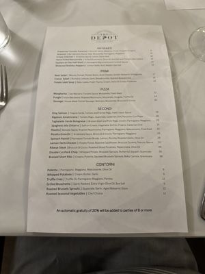 Menu photo 2 The Depot Restaurant Sonoma, CA Menu photo 2 The Depot Restaurant Sonoma, CA