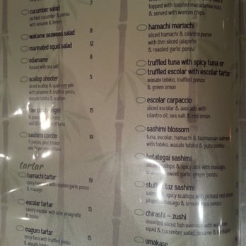 Nikai Sushi - Menu #1 - Sushi Bars Near Me - Islamorada, Florida