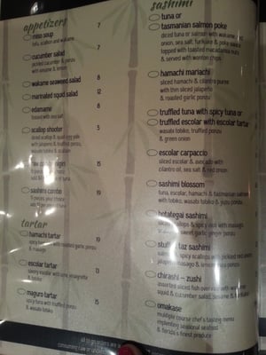 Menu photo 8 Nikai Sushi Islamorada, FL