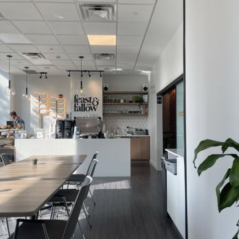 Feast & Fallow - a long table with chairs - Cafes Near Me - Vancouver, British Columbia Feast & Fallow - a long table with chairs - Cafes Near Me - Vancouver, British Columbia