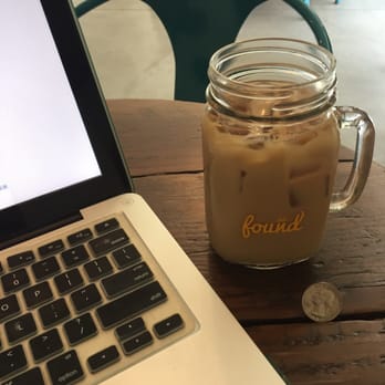 Found Coffee - My iced vanilla bourbon latte! And my 25c change hehe - Coffee & Tea Near Me - Los Angeles, California Found Coffee - My iced vanilla bourbon latte! And my 25c change hehe - Coffee & Tea Near Me - Los Angeles, California