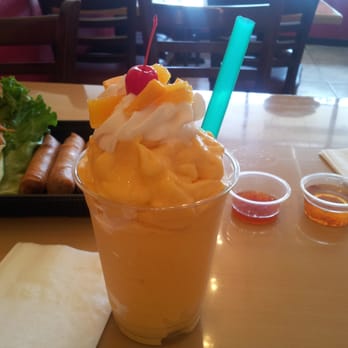 Pho Amor - $3.85 mango smoothie made with real fruit and ice cream - Noodles Near Me - Norco, California Pho Amor - $3.85 mango smoothie made with real fruit and ice cream - Noodles Near Me - Norco, California