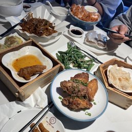 Variety of dim sum spread Variety of dim sum spread