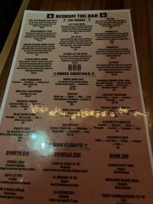Menu photo 1 Red Rum Bellingham, WA