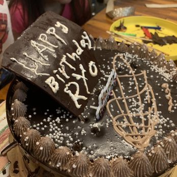 Caesar’s Pastry - Different angle, messy cake. - Bakeries Near Me - Ranch Cucamonga, California