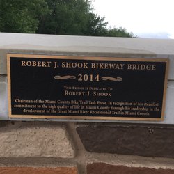 Great Miami River Recreational Trail - Bike bridge between Piqua and Troy