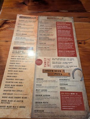 Menu photo 1 Wild Women Saloon and Grill Overgaard, AZ