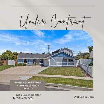 Dick Lobin - The Lobin Group - We are thrilled to announce that the beautiful property at 7099 Hoover Way, Buena Park, CA 90620 is now UNDER CONTRACT! - Real Estate Agents Near Me - Irvine, California Dick Lobin - The Lobin Group - We are thrilled to announce that the beautiful property at 7099 Hoover Way, Buena Park, CA 90620 is now UNDER CONTRACT! - Real Estate Agents Near Me - Irvine, California