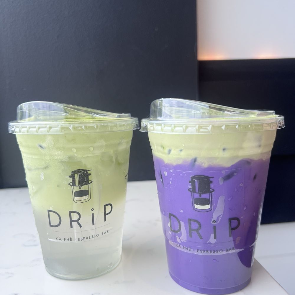 DRiP Cà Phê - Coco matcha cloud & Ube matcha - Coffee & Tea Near Me - Annandale, Virginia