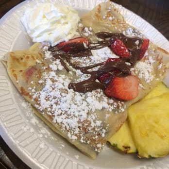 Bonjour Montclair Cafe - Strawberry nutella crepe - Creperies Near Me - Montclair, New Jersey Bonjour Montclair Cafe - Strawberry nutella crepe - Creperies Near Me - Montclair, New Jersey