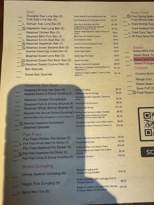 Menu photo 8 Bao San Francisco, CA