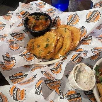 Bad Daddy's Burger Bar - Mozzarella Medallions - Burgers Near Me - Charlotte, North Carolina Bad Daddy's Burger Bar - Mozzarella Medallions - Burgers Near Me - Charlotte, North Carolina