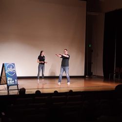 The Antics Comedy Improv - Scene from one of The Antics shows during their spring season of 2021