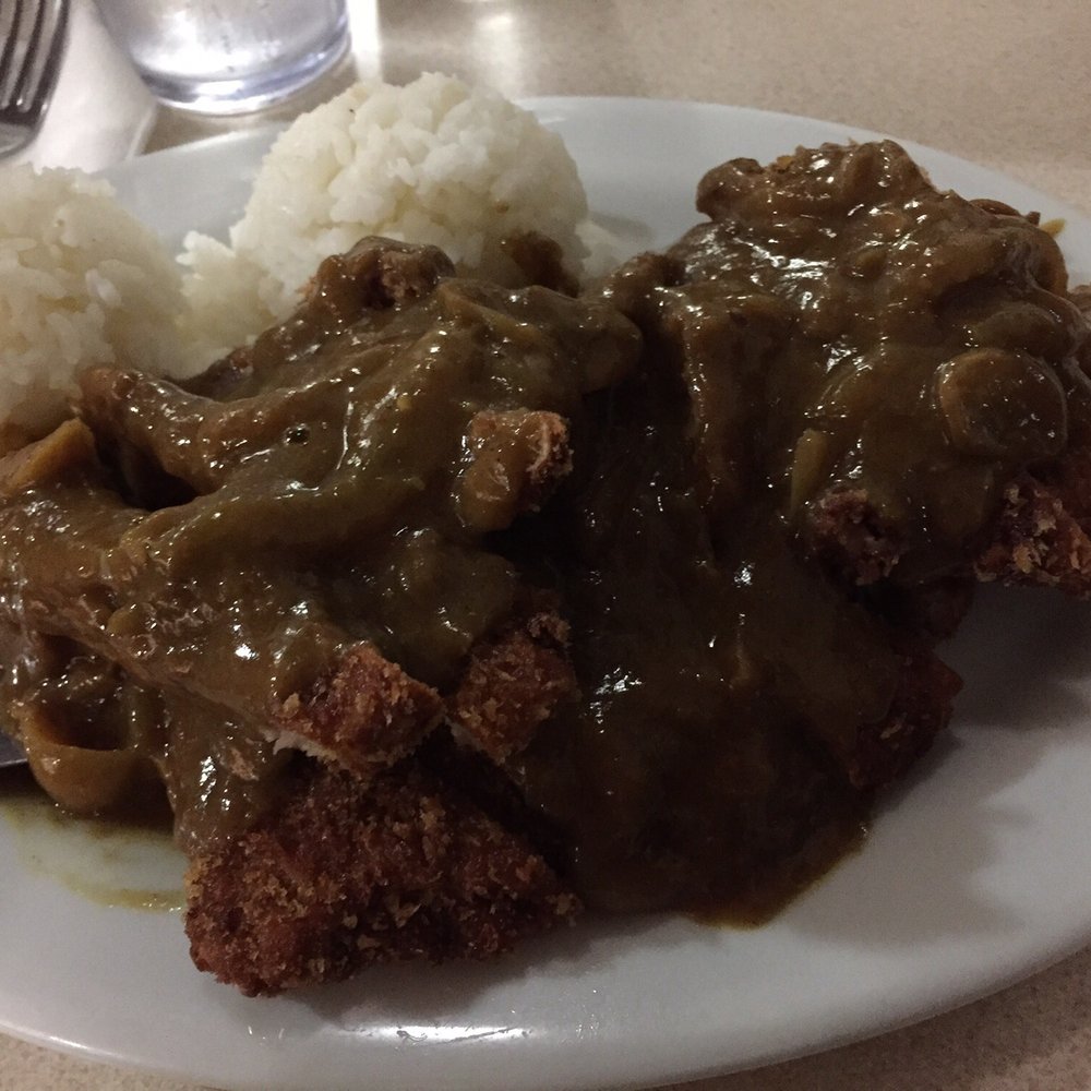 Kam Bowl - Tonkatsu Curry! Sorry for the poor lighting... - Diners Near Me - Honolulu, Hawaii