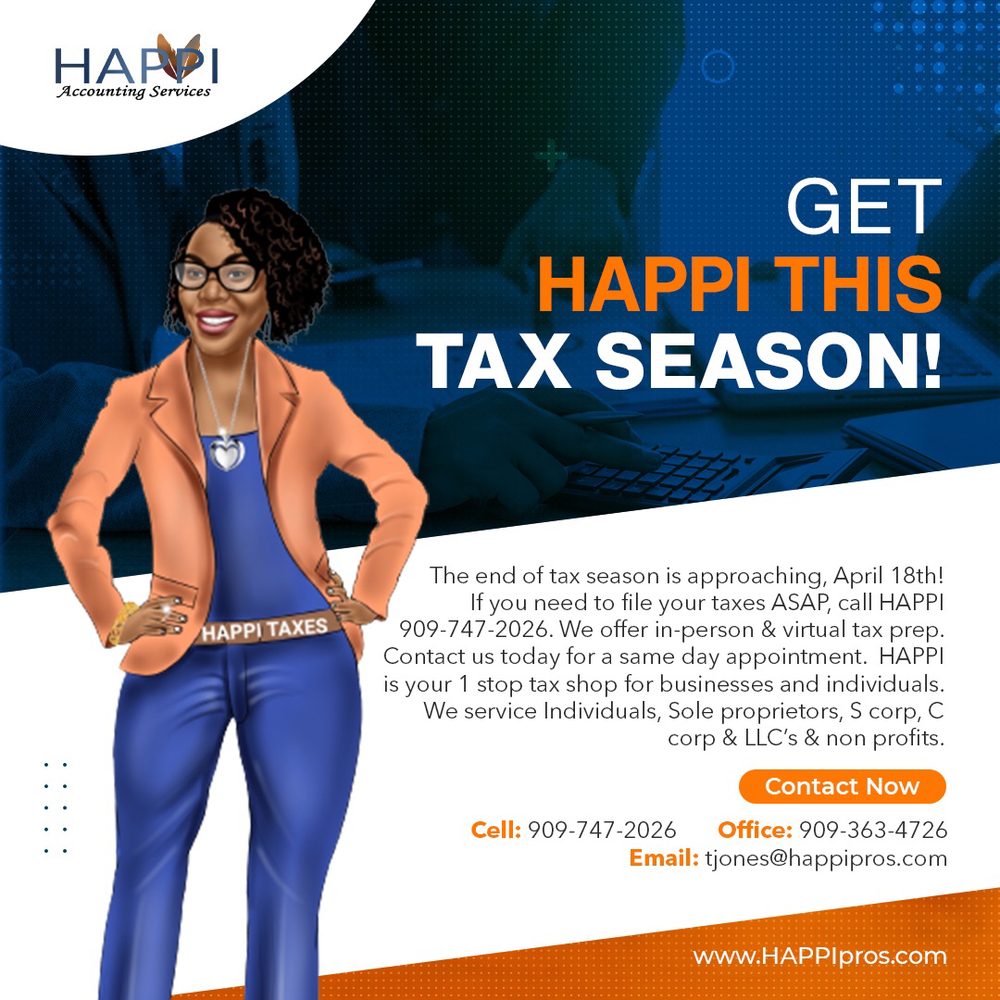 HAPPI TAX & ACCOUNTING SERVICES Updated September 2024 70 Photos