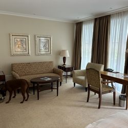 Park Hotel Bremen - Sitzgelegenheit und Schreibtisch im Superior Premium Zimmer