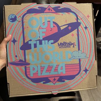 Mellow Mushroom - Fun pizza box! - Bars Near Me - Owensboro, Kentucky