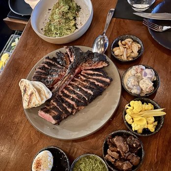 Sparrow + Wolf - The porterhouse...perfect for a party of 4 - New American Near Me - Las Vegas, Nevada