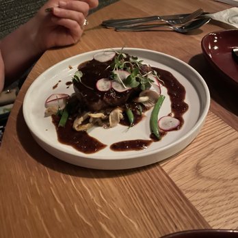 Haven - Bern's Filet - this has changed since we went. Came with radish, mushroom, haricots vert, and a fermented black bean sauce. - Venues & Event Spaces Near Me - Tampa, Florida Haven - Bern's Filet - this has changed since we went. Came with radish, mushroom, haricots vert, and a fermented black bean sauce. - Venues & Event Spaces Near Me - Tampa, Florida