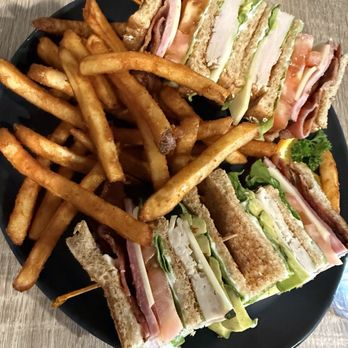 Eggs & Waffles - Turkey club with fries. - Breakfast & Brunch Near Me - Gilroy, California Eggs & Waffles - Turkey club with fries. - Breakfast & Brunch Near Me - Gilroy, California