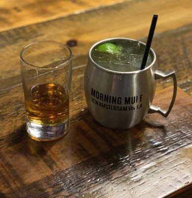 Photo of Rock & Brews - The Colony - The Colony, TX, US. Fireball shot & devils river metal mule