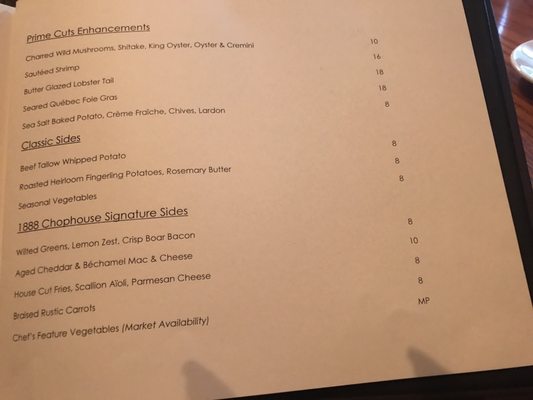 Menu photo 3 1888 CHOP HOUSE Banff, AB