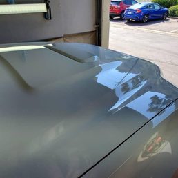 Gtechniq Halo applied to areas covered in paint protection film. Gtechniq Halo applied to areas covered in paint protection film.