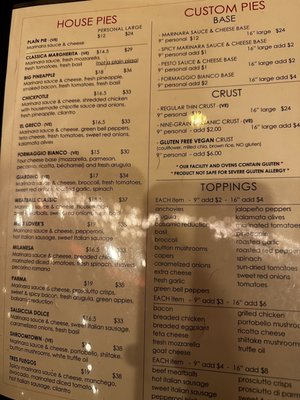 Menu photo 2 TAPPO NYCThinCrust Pizza New York, NY Menu photo 2 TAPPO NYCThinCrust Pizza New York, NY