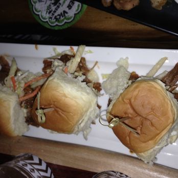 Trader Vic's - Pork Sliders ($14.50) at Trader Vic’s in Emeryville. - Hawaiian Near Me - Emeryville, California Trader Vic's - Pork Sliders ($14.50) at Trader Vic’s in Emeryville. - Hawaiian Near Me - Emeryville, California