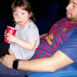 Odyssey Cinemas Belfast - Kids sweet box = one happy girl :)