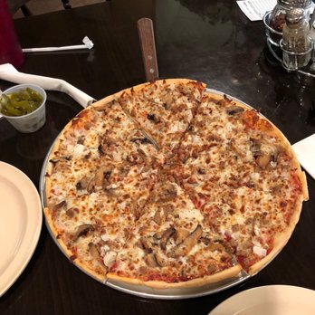 Pizza John's - Supreme without green peppers!! Looks delicious - Pizza Near Me - Derby, Kansas